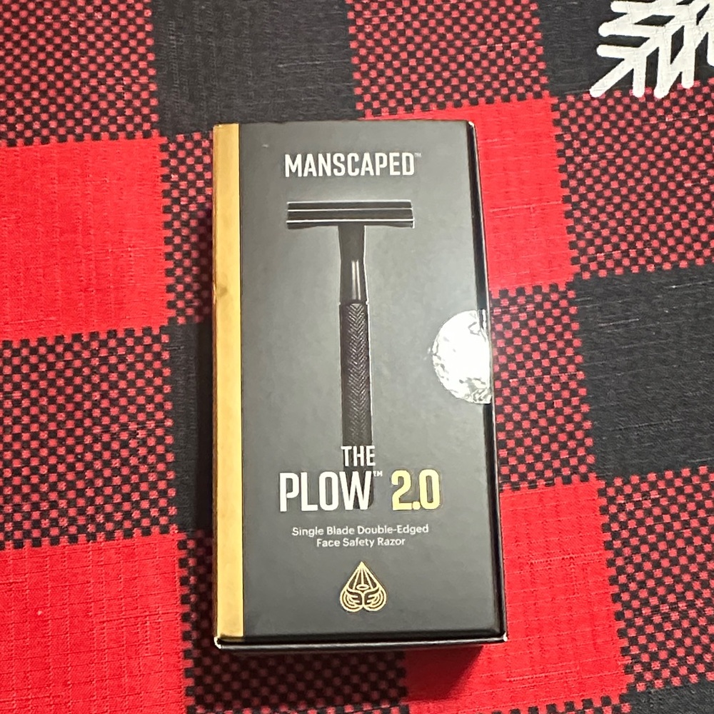 Manscaped The Plow 2.0 Black Safety Razor